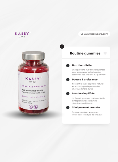 GUMMIES CHEVEUX KASEYCARE+